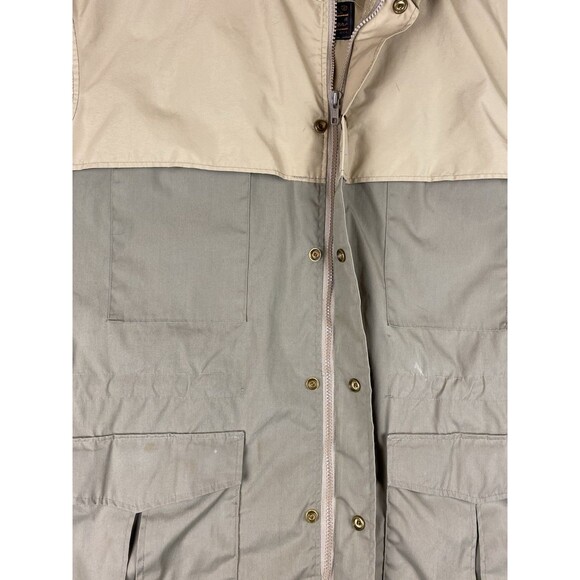 Vintage Eddie Bauer Expedition Gore-Tex Jacket Men's L Tan Beige Hooded USA READ - Picture 5 of 13